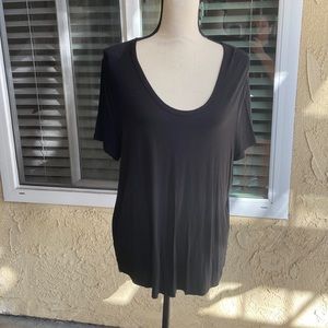 A New Day Black Flowy Top